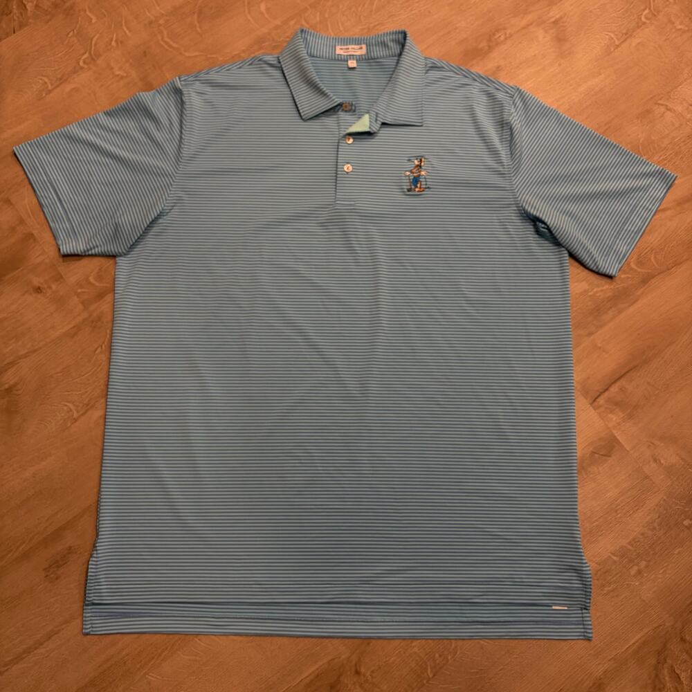 Peter Millar Summer Comfort Disney Goofy Golf Performance Polo Shirt Men XXL 2XL